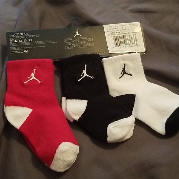 NWT Jordan 3 pair boys socks - Picture 2 of 2
